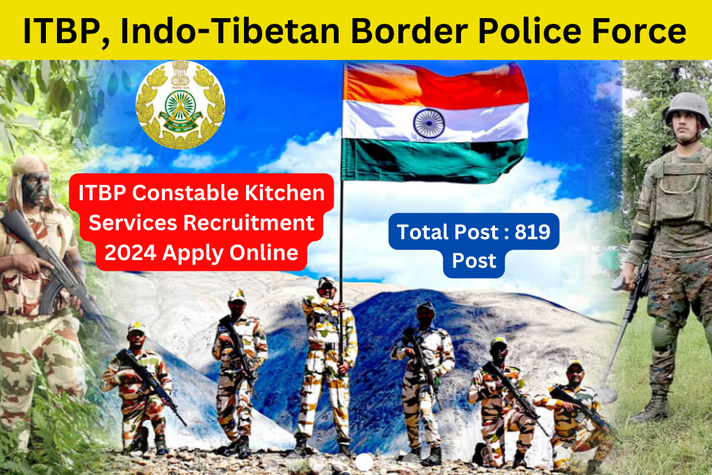 ITBP Constable Kitchen Services Recruitment 2024