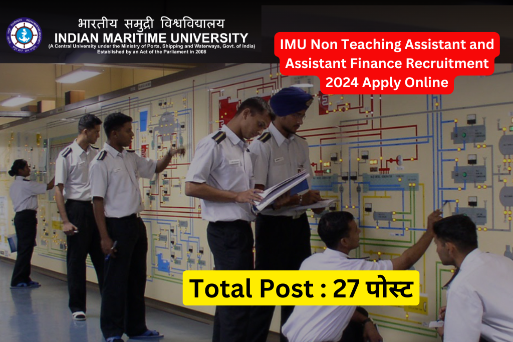 IMU Assistant Recruitment 2024