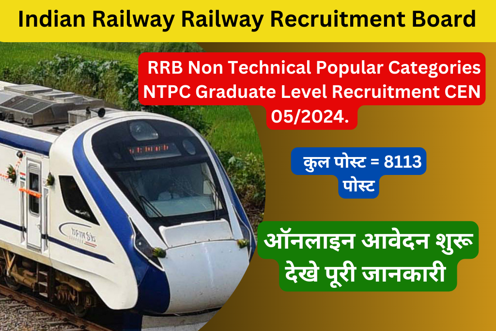 RRB NTPC Graduate Level Recruitment 2024