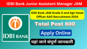 IDBI Bank JAM AAO Recruitment 2024
